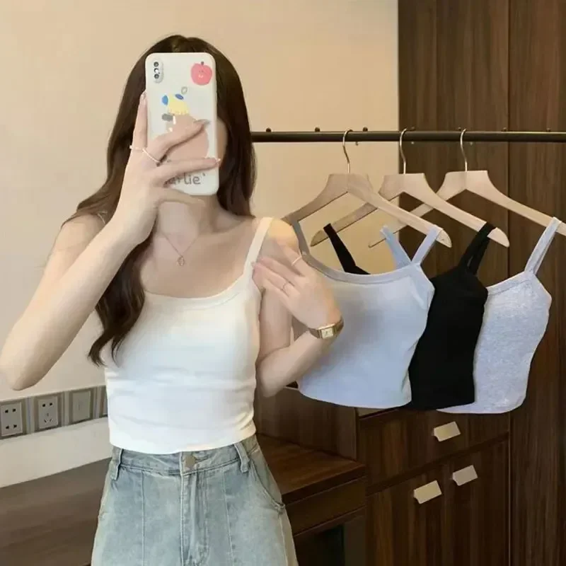 T Shirt Bra Seamless - Sexy Sleeveless Crop Top for Women