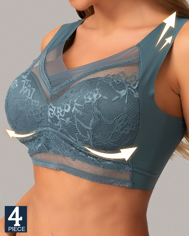Minimizer Bra Women - 4Pcs Plus Size Women Seamless Bra