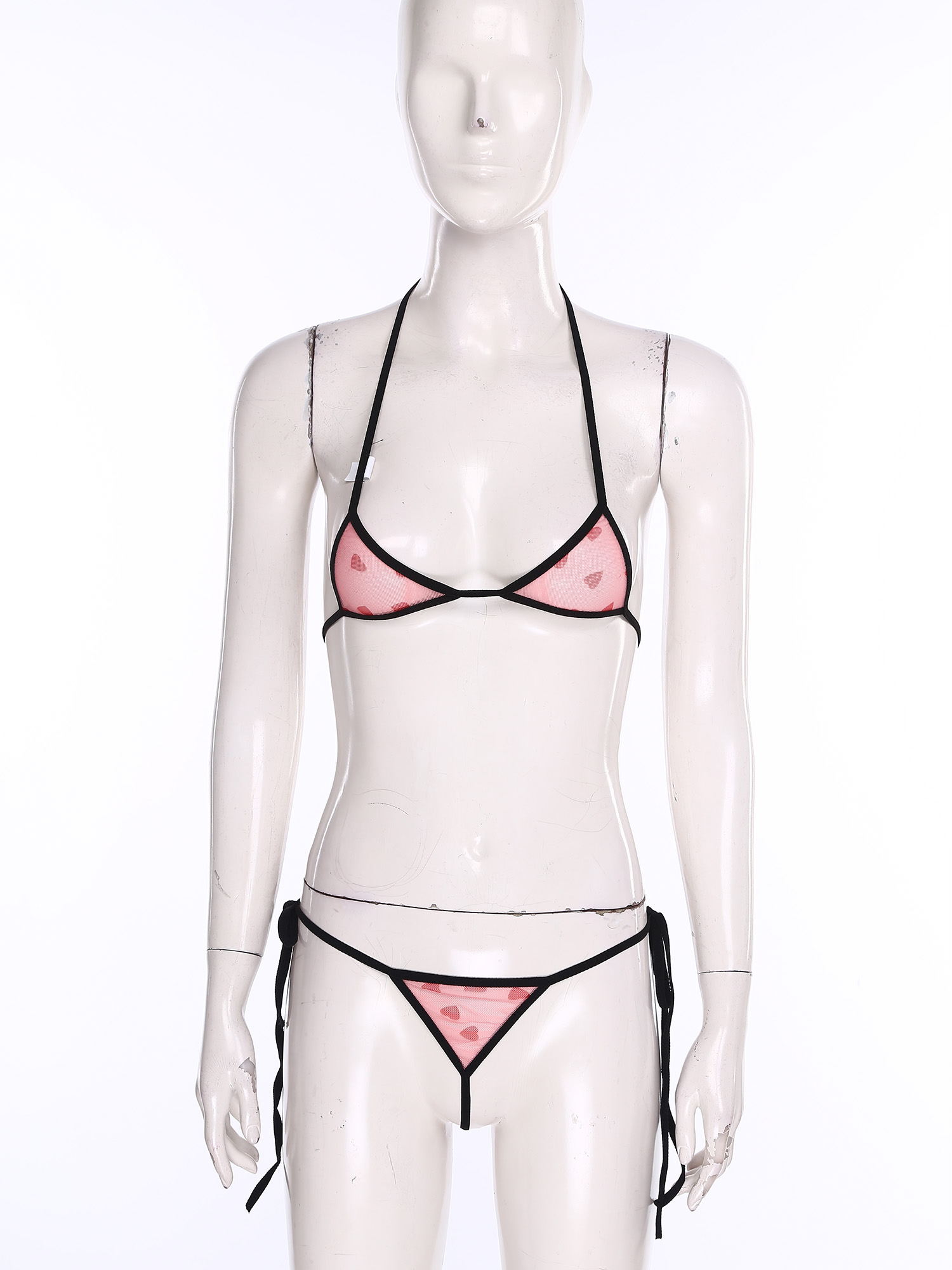 Womens Micro Mini Bikini Linge - Sheer Mesh Bra avaliação e preço