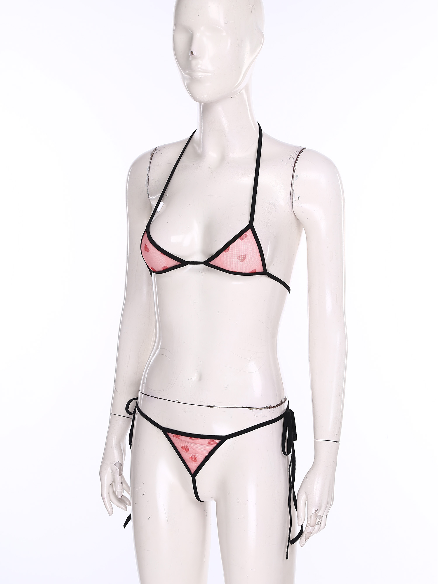 Womens Micro Mini Bikini Linge - Sheer Mesh Bra avaliação e preço