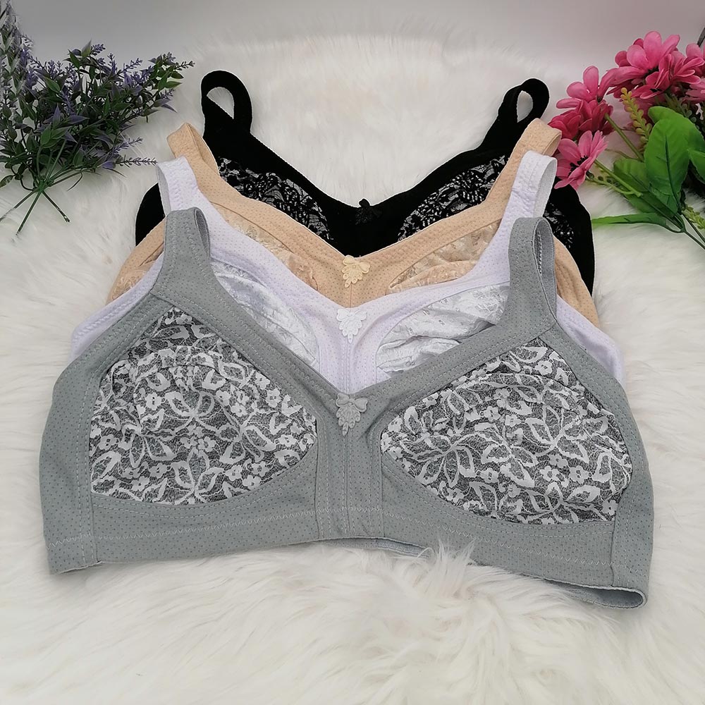 Women's Bra Large Cup C D E F  - Cotton Bra Everyday avaliação e preço