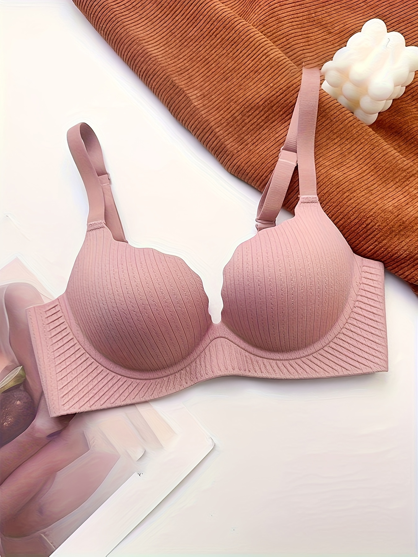 Thickened Bra for Small Bust w - Underwire Bra Padded avaliação e preço