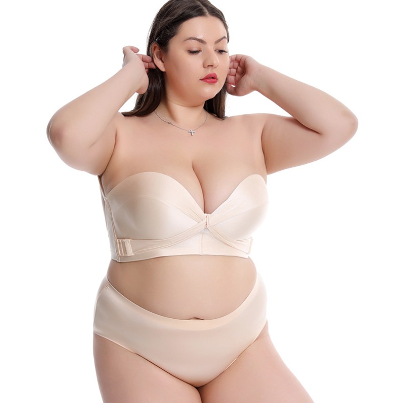 Curvy Plus Size F Cup Straples - Minimizer Bra Women avaliação e preço