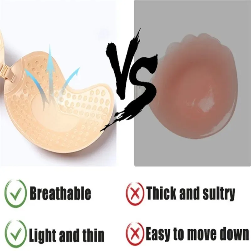 1/2Pc Invisible Push Up Bra Su - Push Up Bra Silicone avaliação e preço