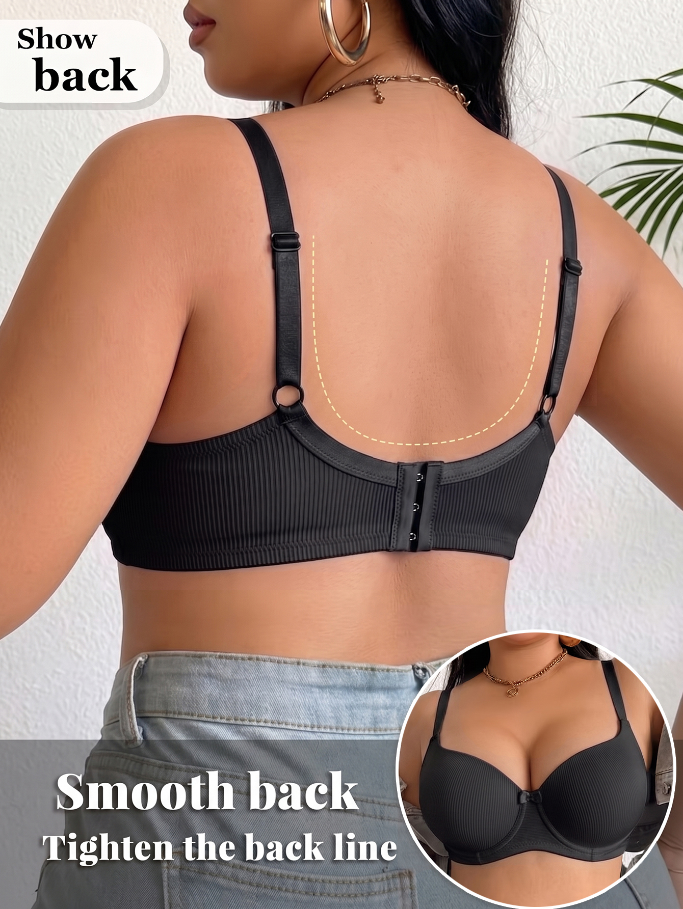 Plus Size Anti-Sagging Women B - Minimizer Bra Women avaliação e preço
