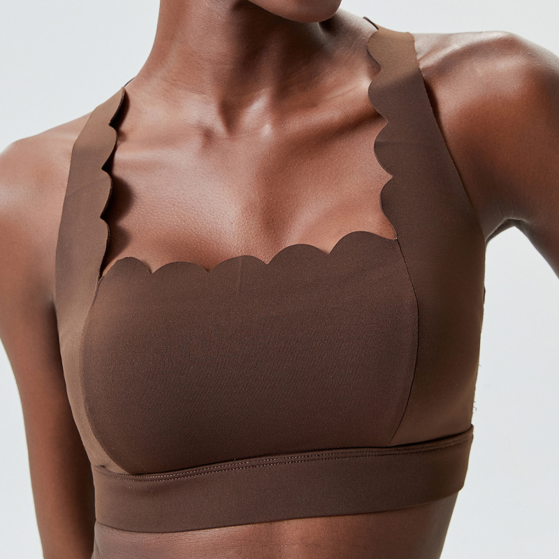 FUBEIKE Small Wave Double-Shou - Sports Bra Racerback avaliação e preço