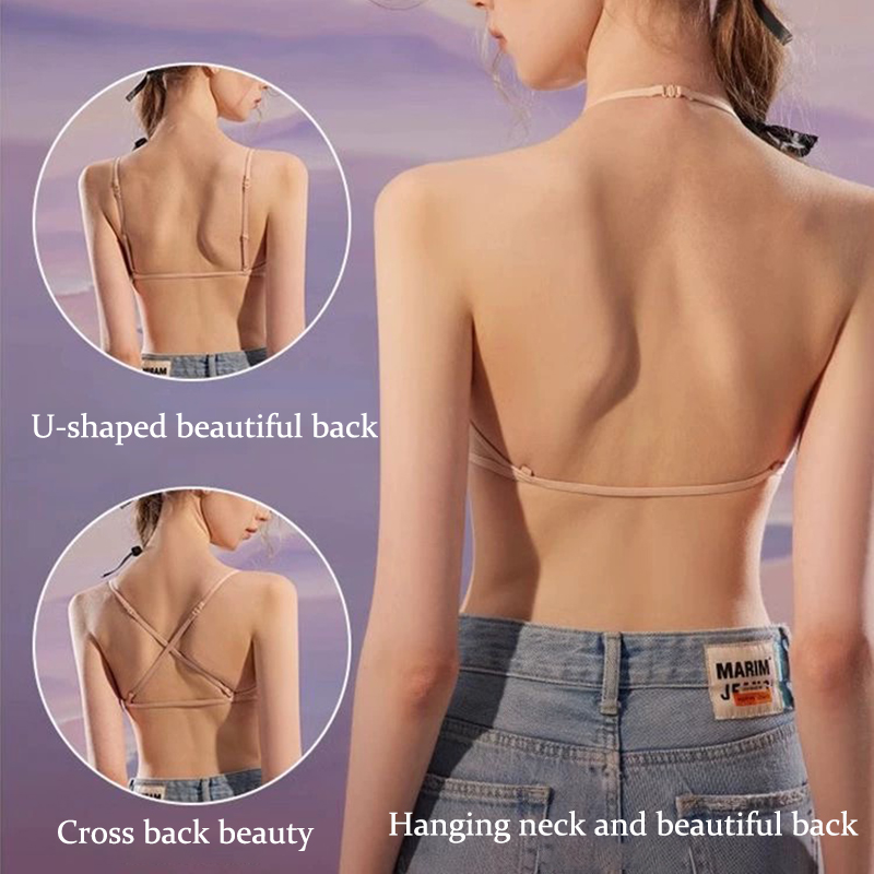 Women Seamless Bras Deep V Nec - Sleep Bra Bralette avaliação e preço