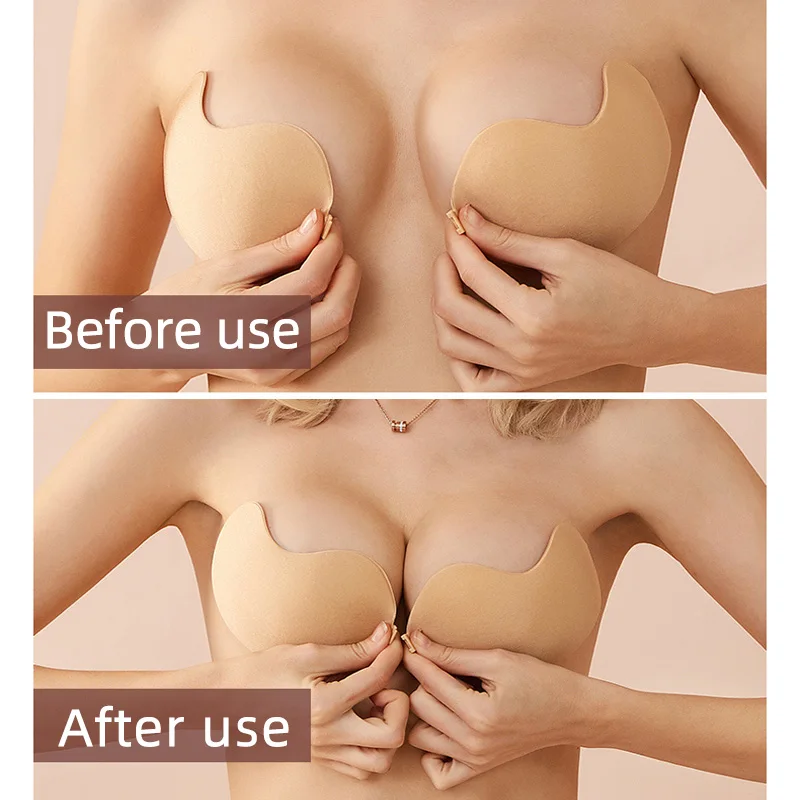 Sexy Women's bra Invisible Pus - Backless Bra Sticky avaliação e preço