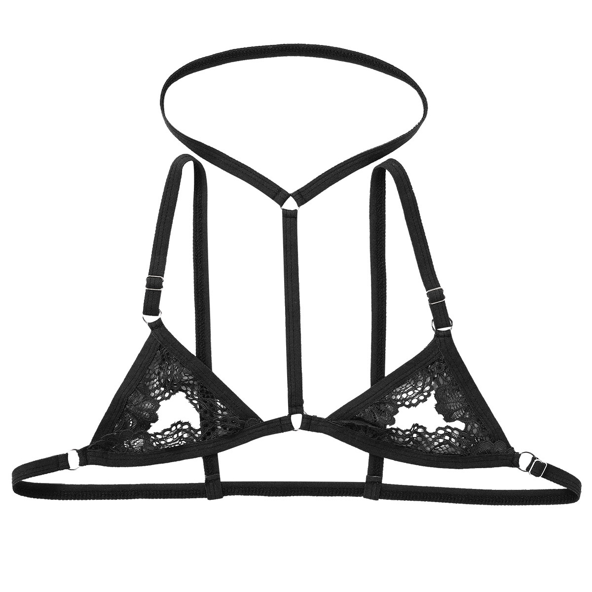 Sexy Men Harness Erotic Bra Ma - Sheer Bra Lace avaliação e preço