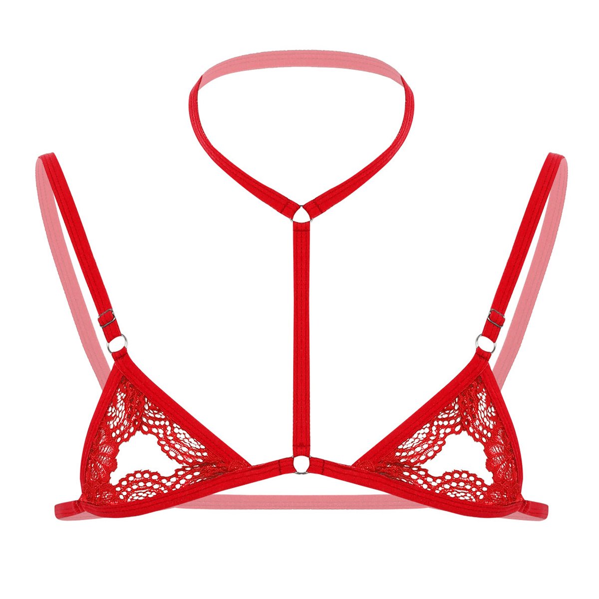 Sexy Men Harness Erotic Bra Ma - Sheer Bra Lace avaliação e preço