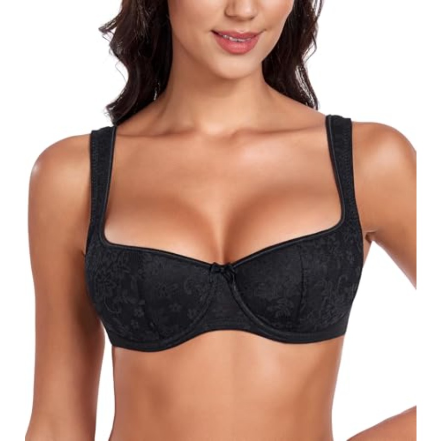 DotVol Women's Lightly Padded  - Demi Bra Balconette avaliação e preço