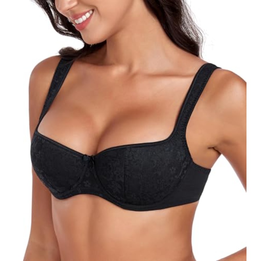 DotVol Women's Lightly Padded  - Demi Bra Balconette avaliação e preço