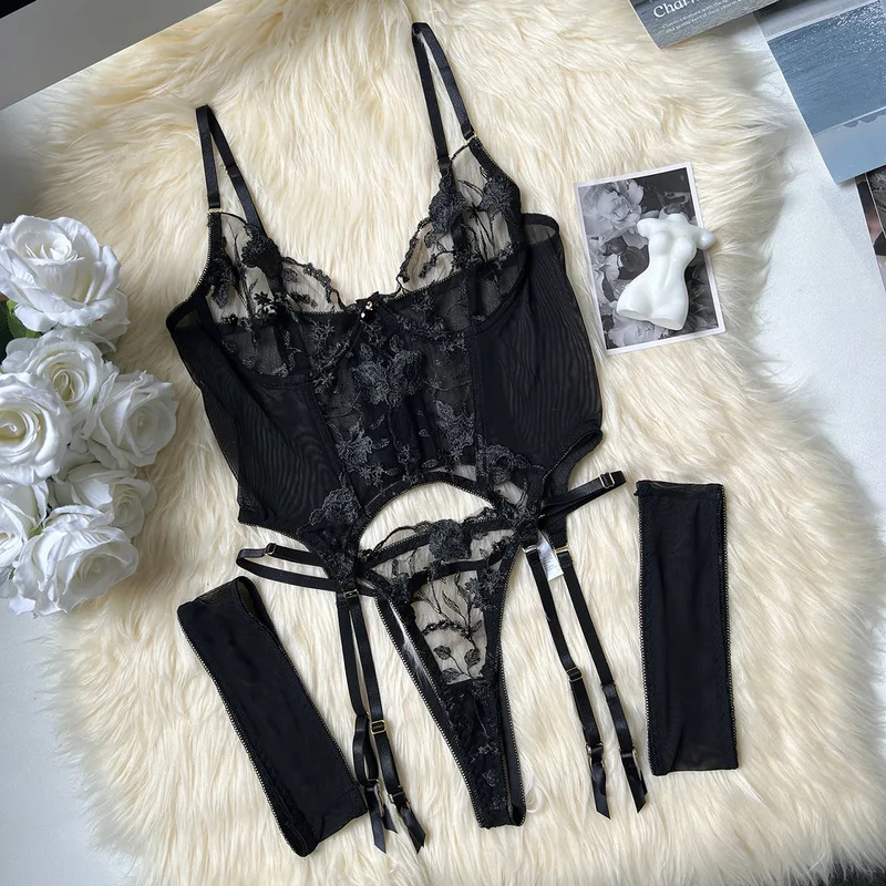 Lace Corset Sexy Sheer Mesh Br - Sheer Mesh Bra avaliação e preço