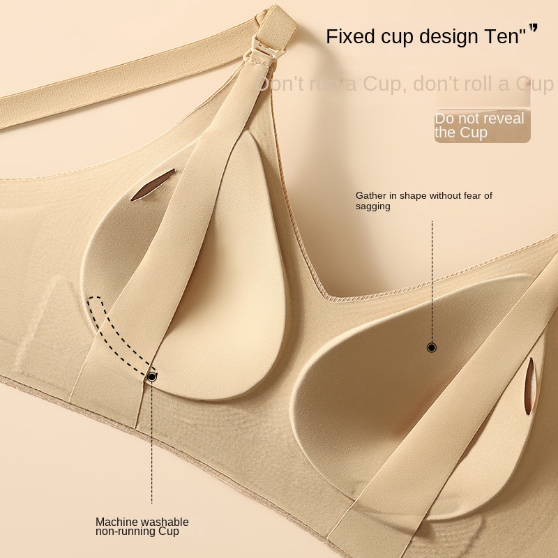 Postpartum Nursing Bra with Fr - Nursing Bra Clip avaliação e preço