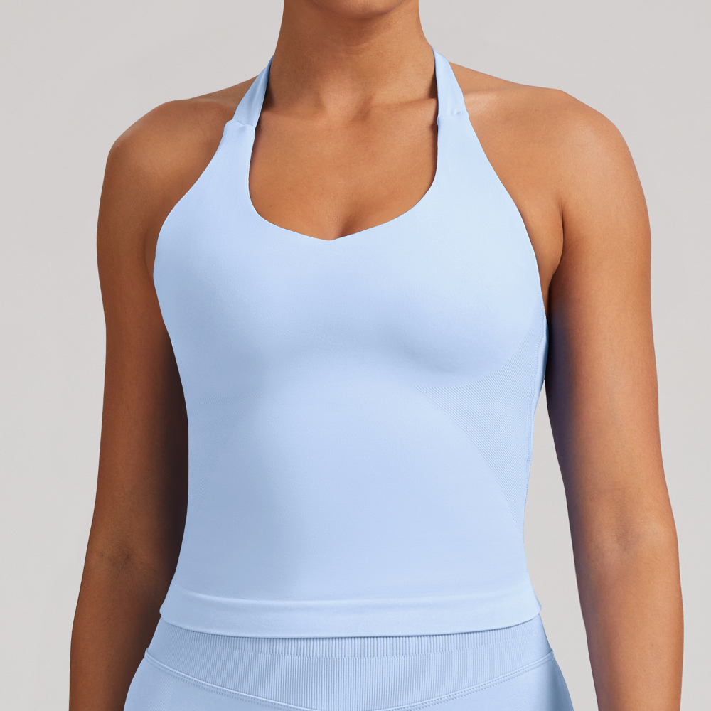 Women's Yoga Vest Seamless Top - T Shirt Bra Seamless avaliação e preço