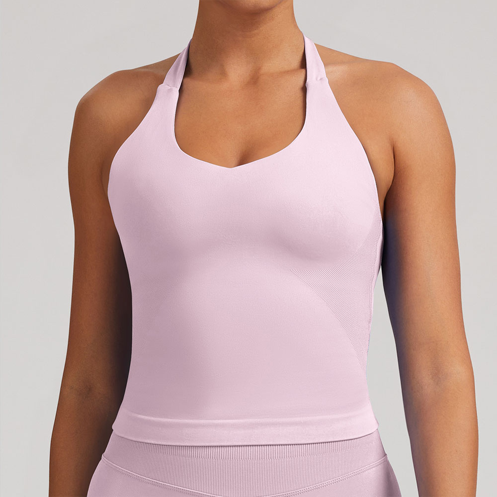 Women's Yoga Vest Seamless Top - T Shirt Bra Seamless avaliação e preço