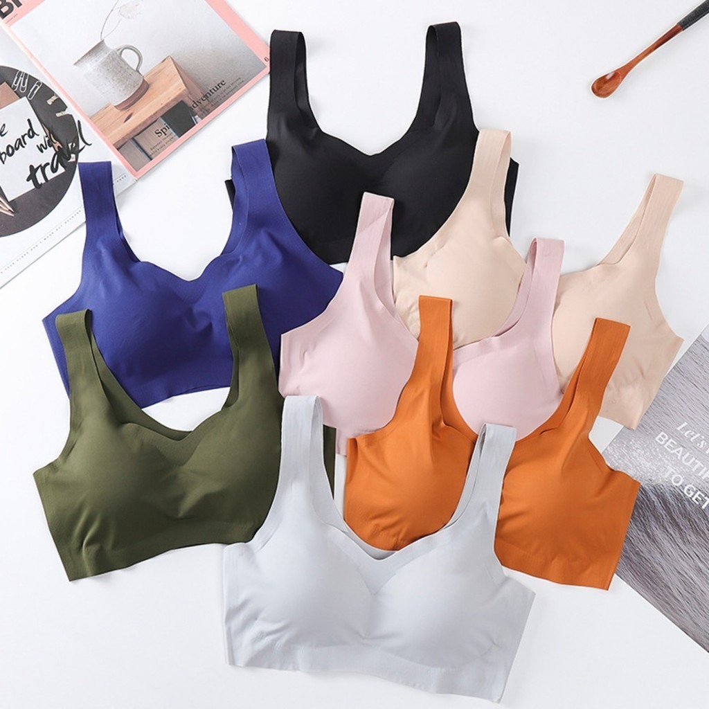 3PCS Sexy Sports Bra Seamless  - Cotton Bra Everyday avaliação e preço