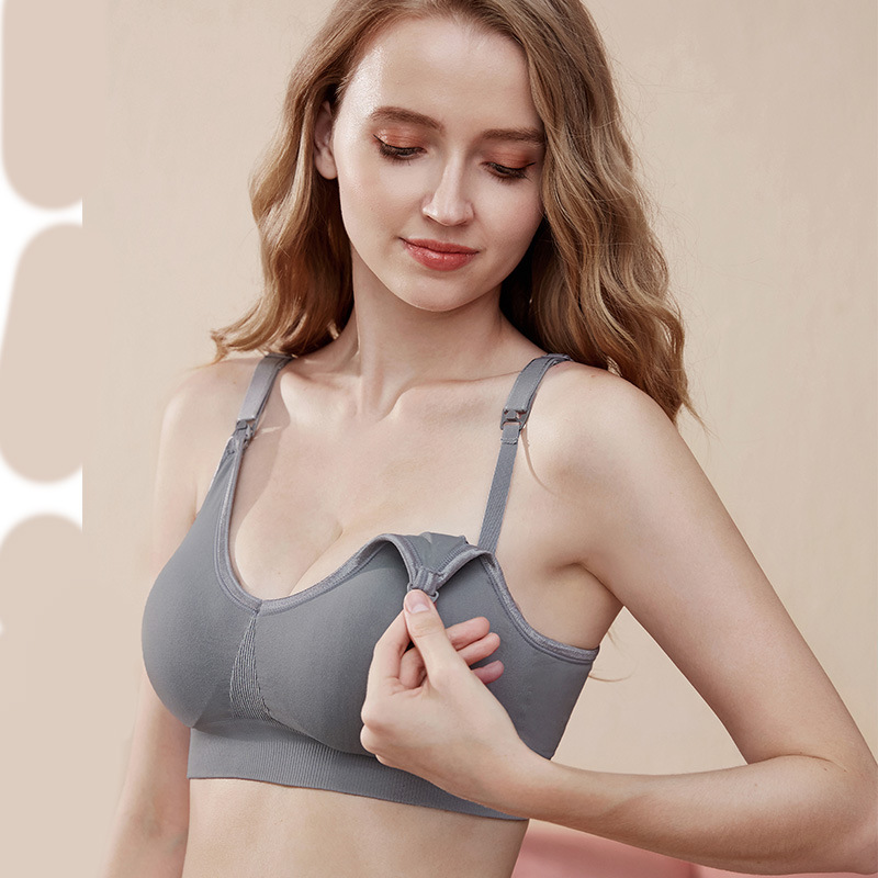 Maternity Nursing Bras Seamles - Sleep Bra Bralette avaliação e preço