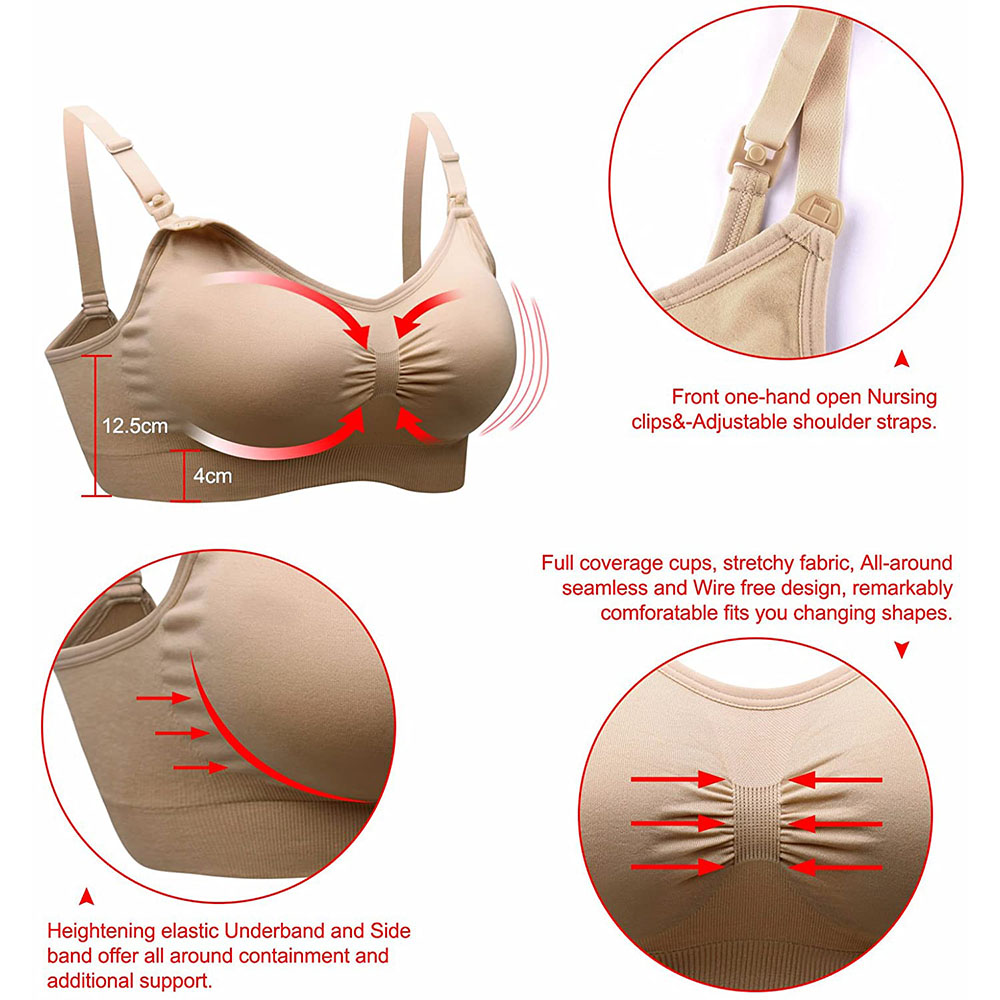 Womens Maternity  Nursing Bra  - Nursing Bra Clip avaliação e preço