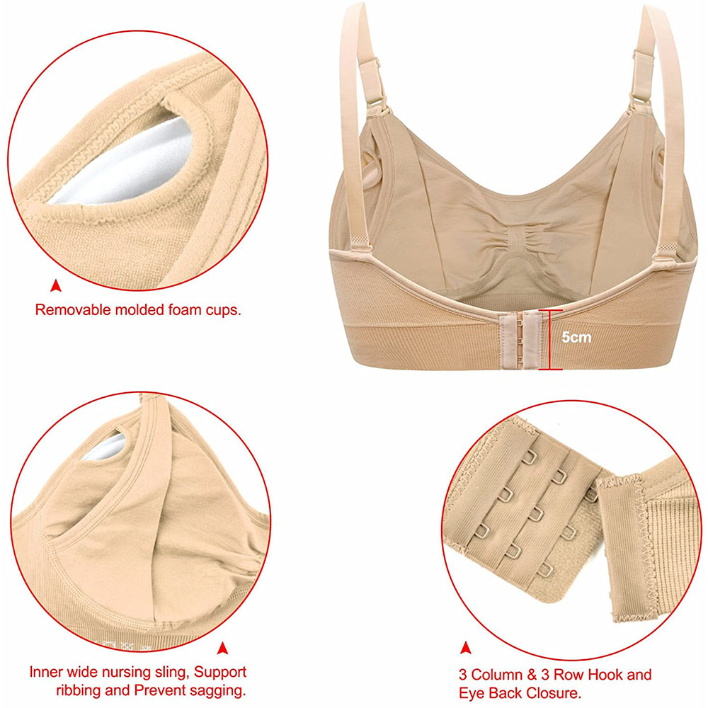 Womens Maternity  Nursing Bra  - Nursing Bra Clip avaliação e preço