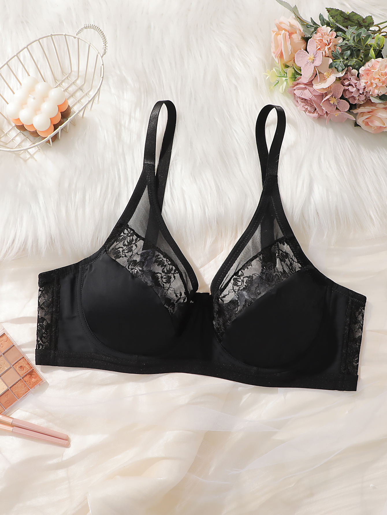Plus Size Lace Minimizer Bra,  - Minimizer Bra Women avaliação e preço