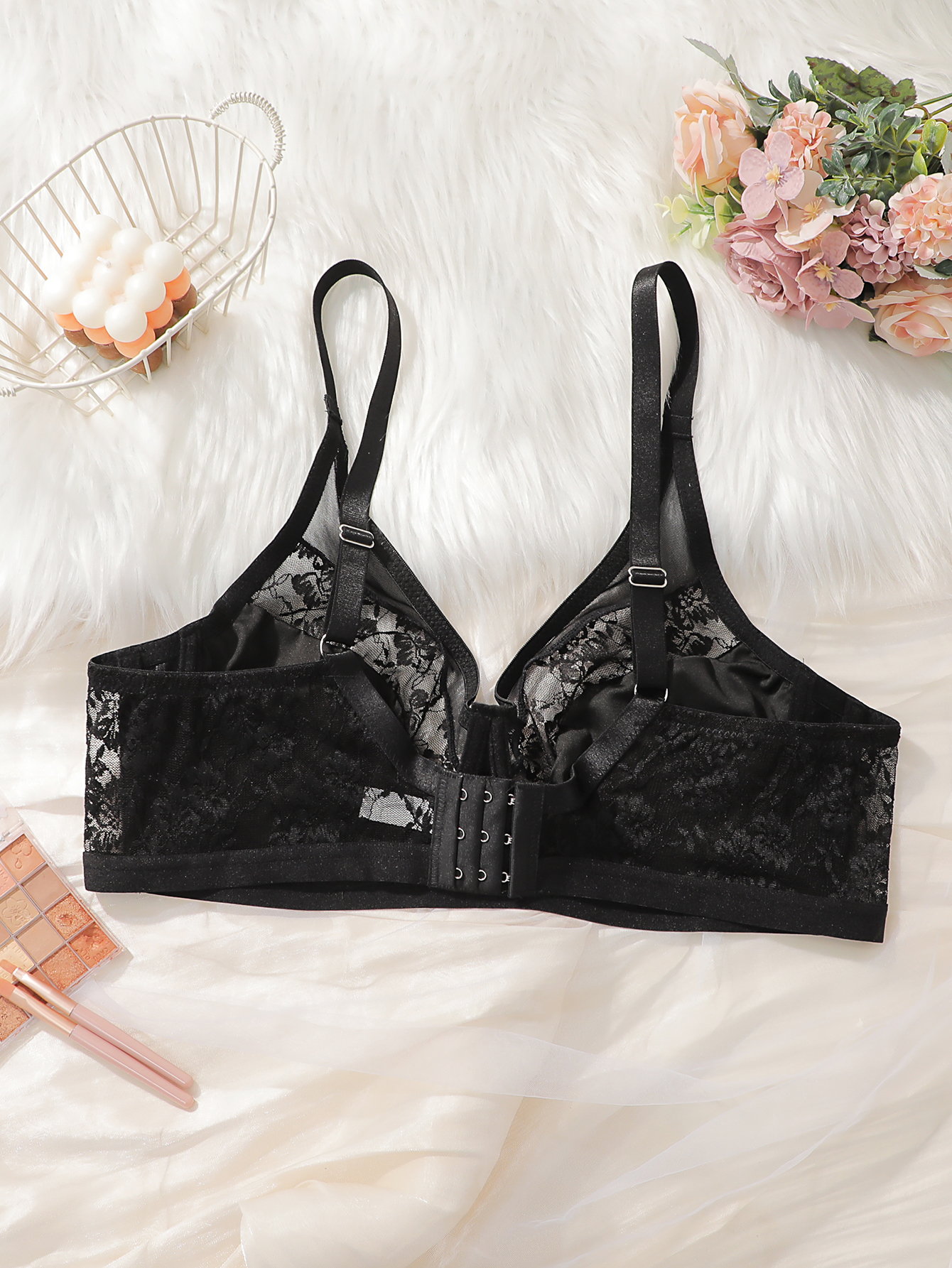 Plus Size Lace Minimizer Bra,  - Minimizer Bra Women avaliação e preço