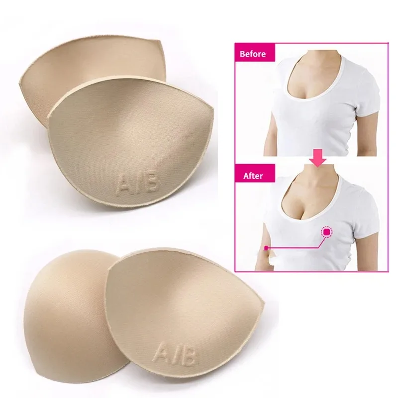 Sexy Thick Sponge Bra Pads Bre - Push Up Bra Silicone avaliação e preço