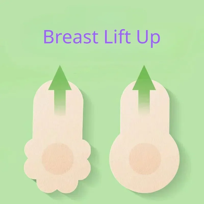 10pcs Women's Invisible Breast - Strapless Bra Adhesive avaliação e preço