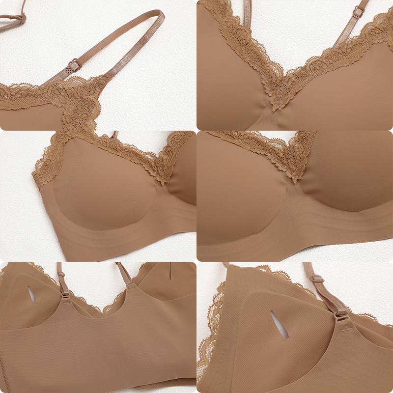 Wire Free Seamless Bralette fo - Sleep Bra Bralette avaliação e preço