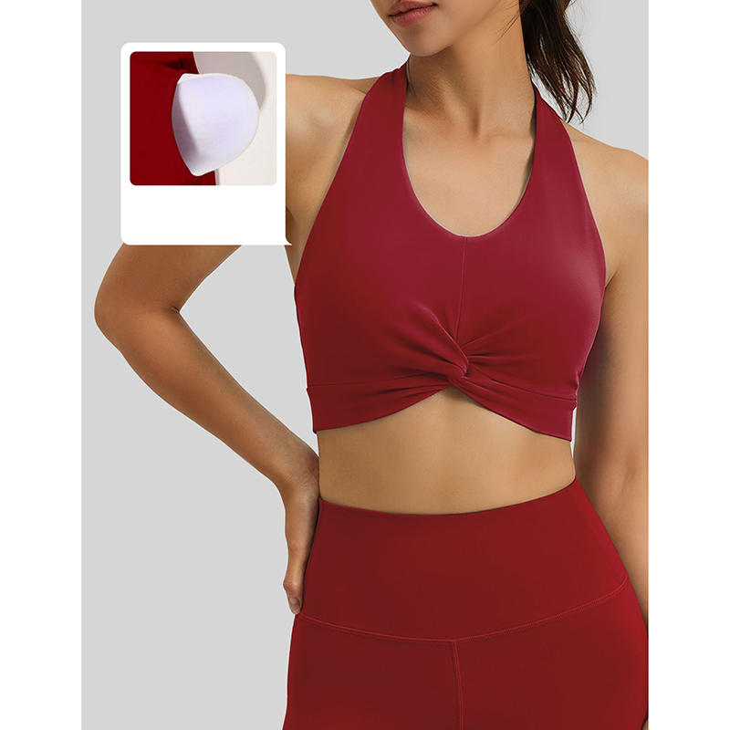 New Women Halter Neck Sports B - Underwire Bra Padded avaliação e preço