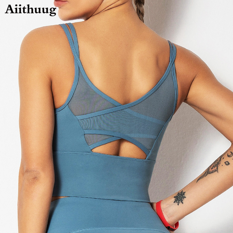 Aiithuug Yoga Bras Fitness Shi - Sports Bra Racerback avaliação e preço
