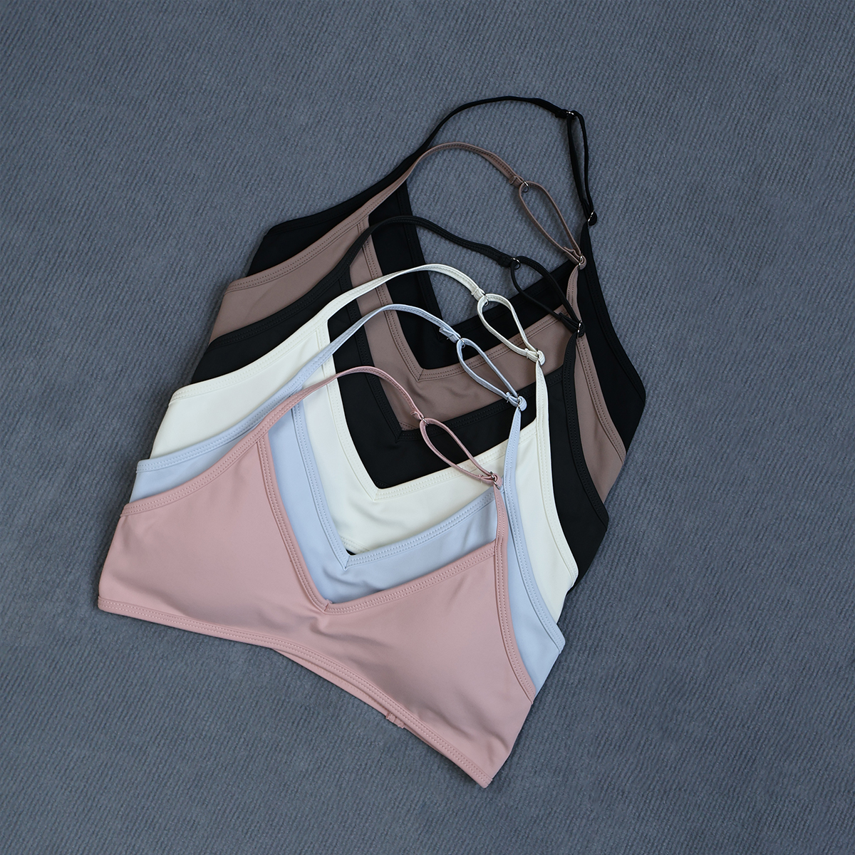Women's Summer Halter Neck Pad - Sports Bra Racerback avaliação e preço
