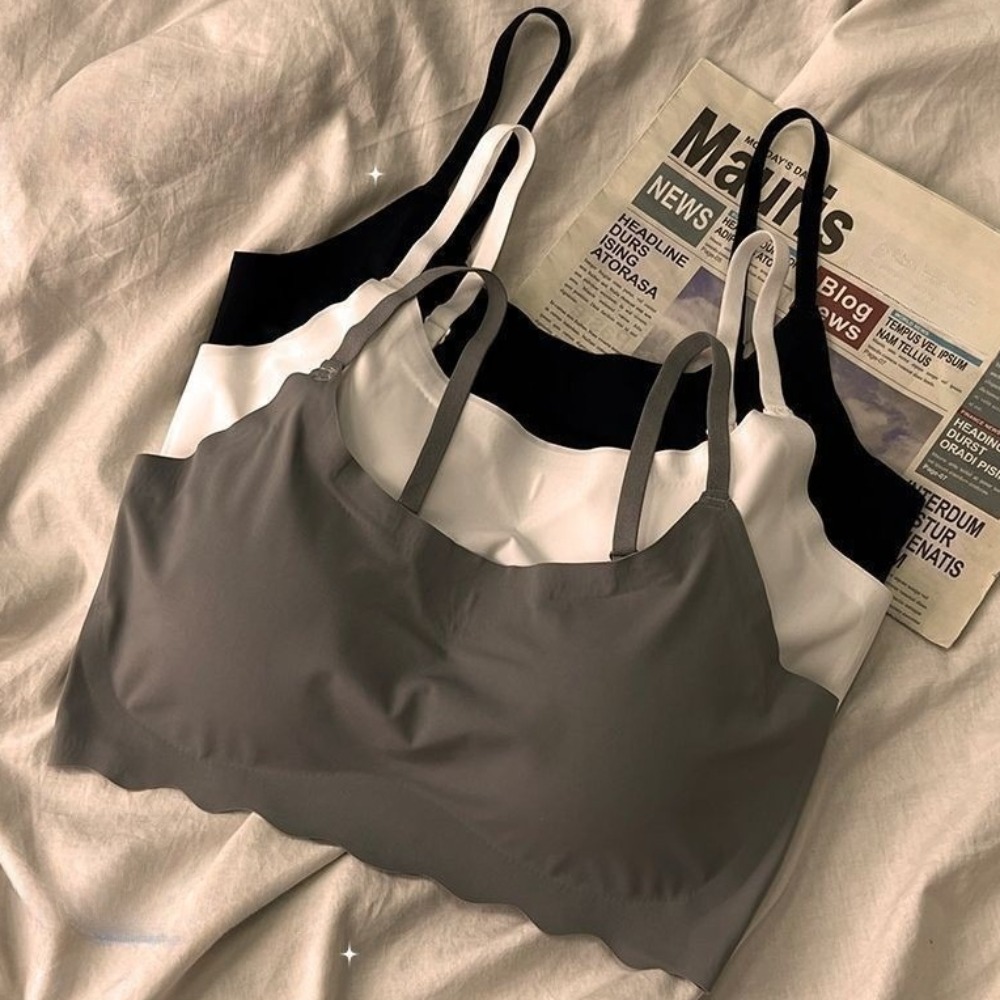 Seamless Bra for Women Ice Sil - Sleep Bra Bralette avaliação e preço