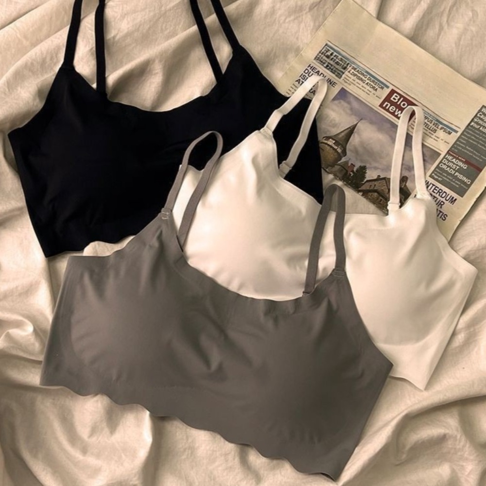 Seamless Bra for Women Ice Sil - Sleep Bra Bralette avaliação e preço