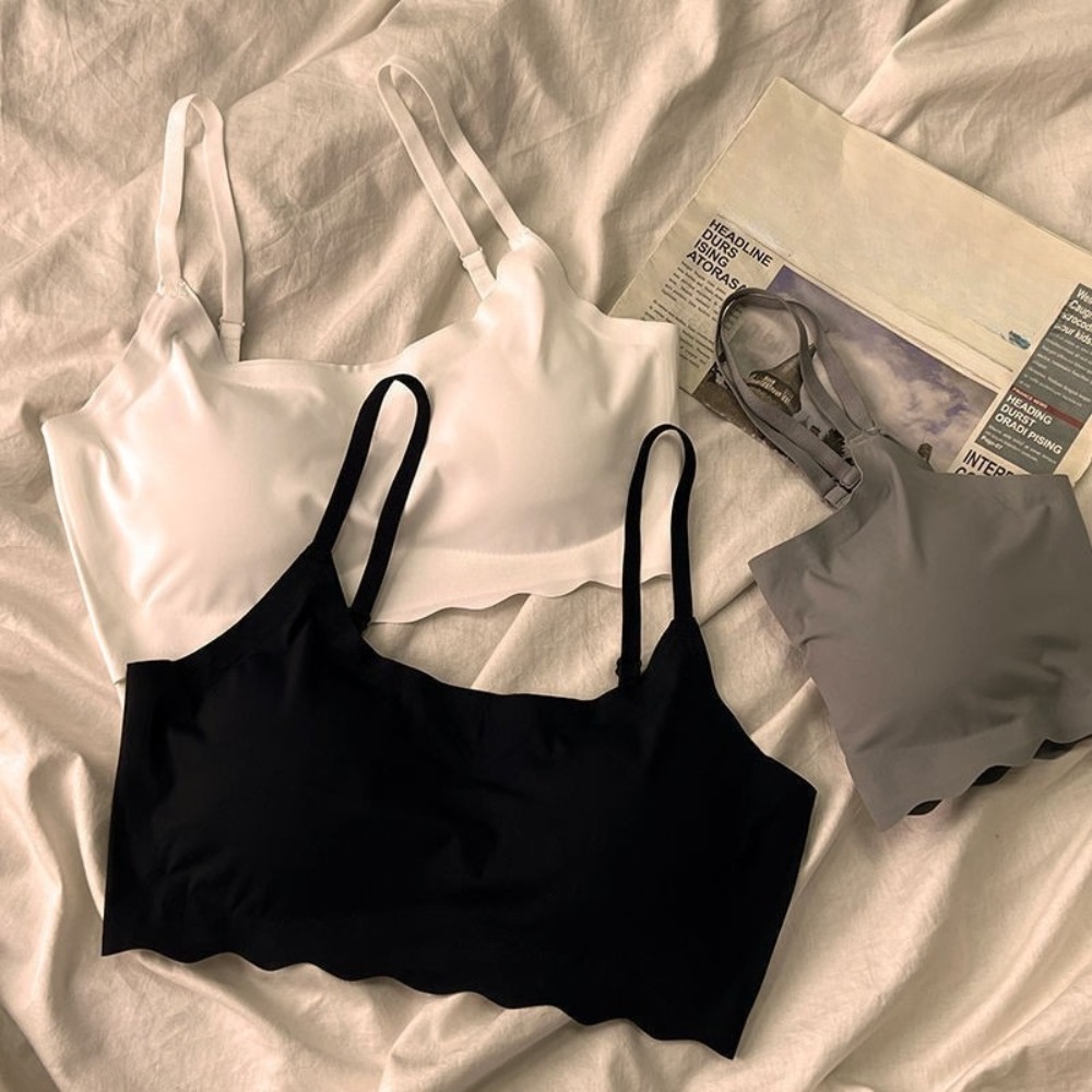 Seamless Bra for Women Ice Sil - Sleep Bra Bralette avaliação e preço