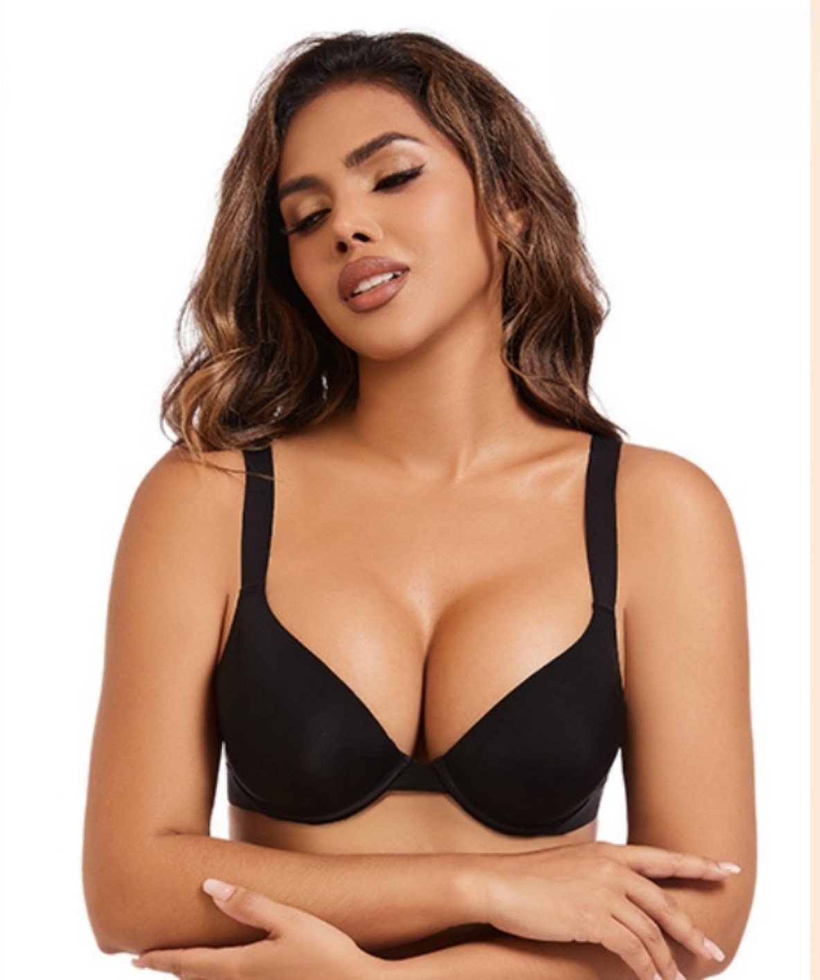 2025 Women's Plus Size Push Up - Demi Bra Balconette avaliação e preço