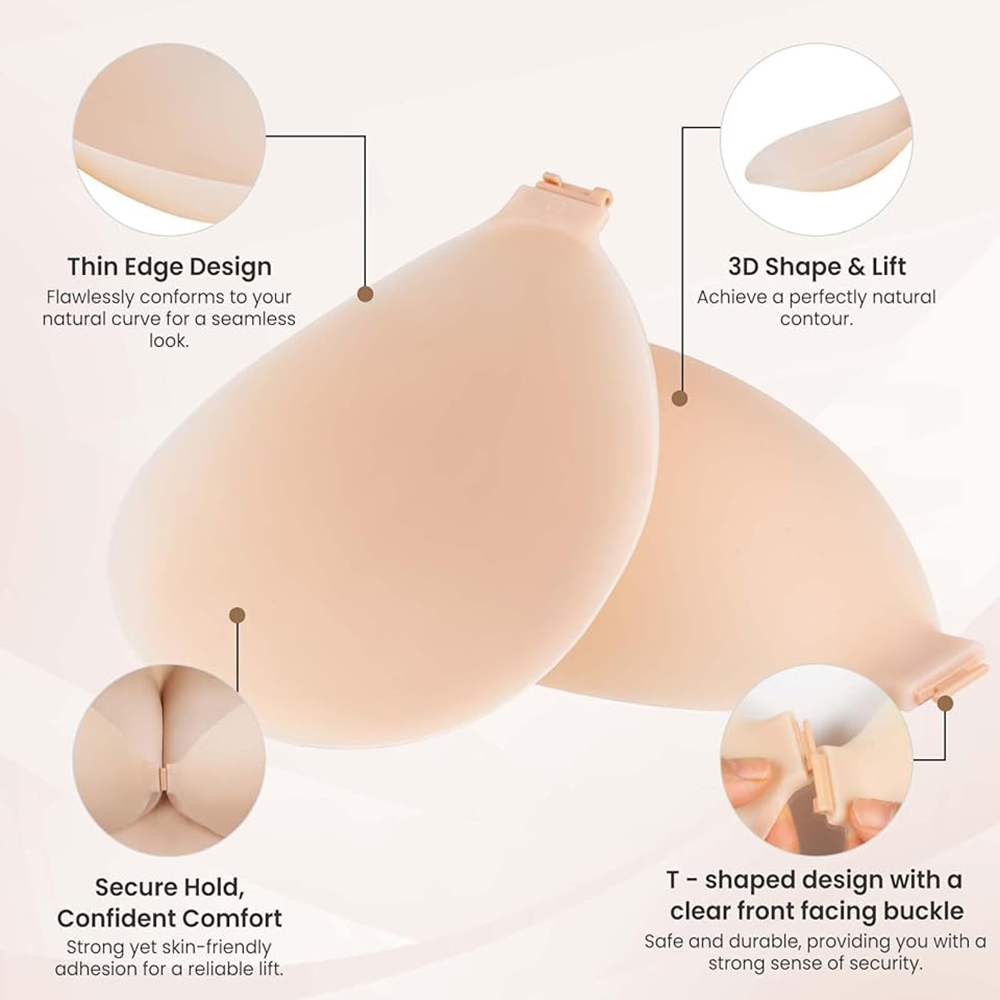 Strapless Push Up Sticky Bra P - Backless Bra Sticky avaliação e preço