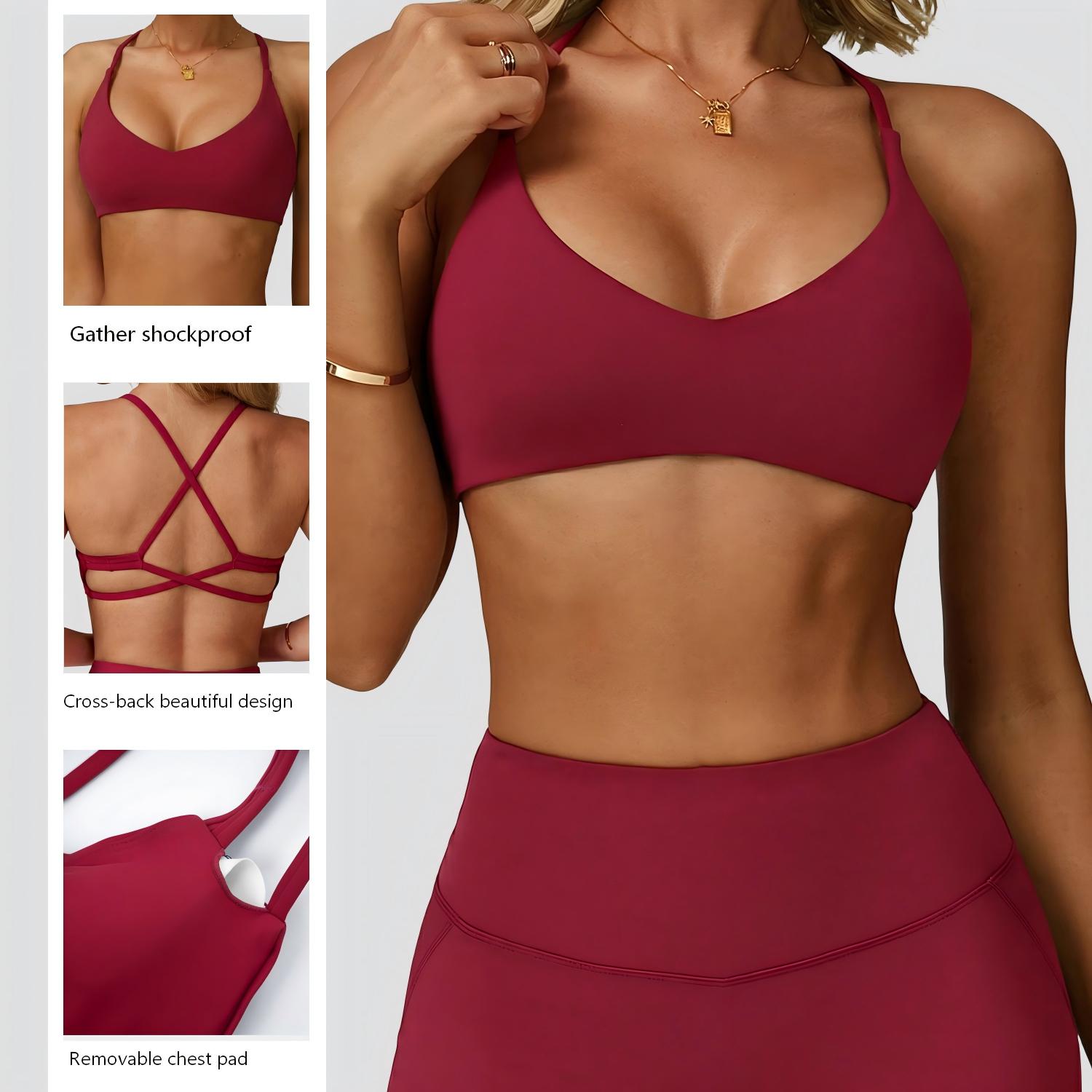 2026 New Style Sports Bra Wome - Sports Bra Racerback avaliação e preço