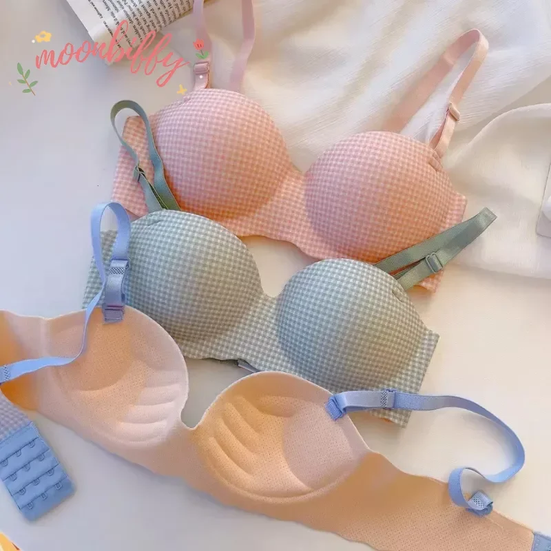 Women Ice Bra One Cup Thick Co - Wirefree Bra Comfort avaliação e preço
