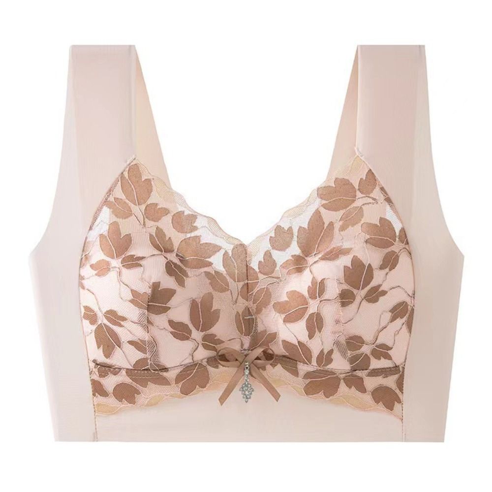 Comfortable Leaf Lace Deep V B - Wirefree Bra Comfort avaliação e preço