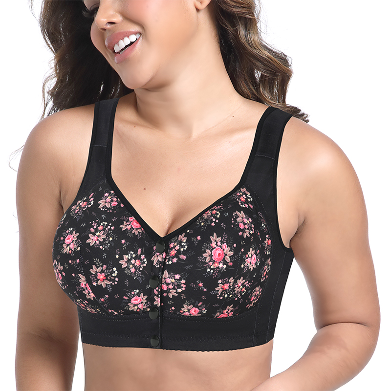 Elegant Wireless Printed Front - Wirefree Bra Comfort avaliação e preço