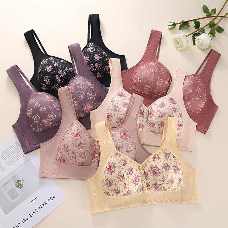 Elegant Wireless Printed Front - Wirefree Bra Comfort avaliação e preço