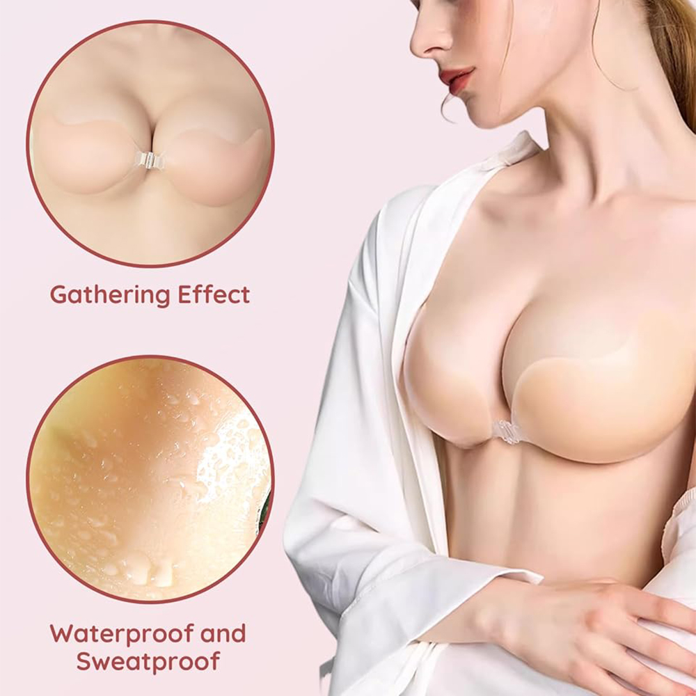 Invisible Sticky Bra and Nippl - Backless Bra Sticky avaliação e preço