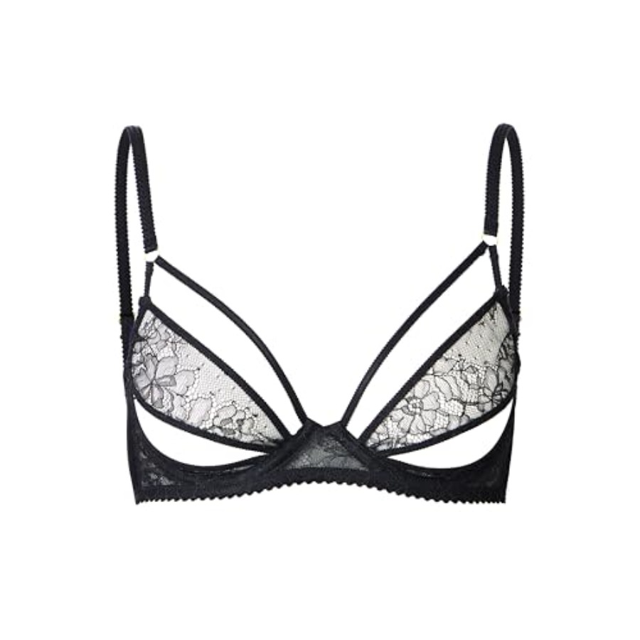 Faye Women's Sexy Lace Bra, Ba - Demi Bra Balconette avaliação e preço