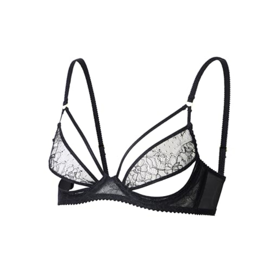 Faye Women's Sexy Lace Bra, Ba - Demi Bra Balconette avaliação e preço