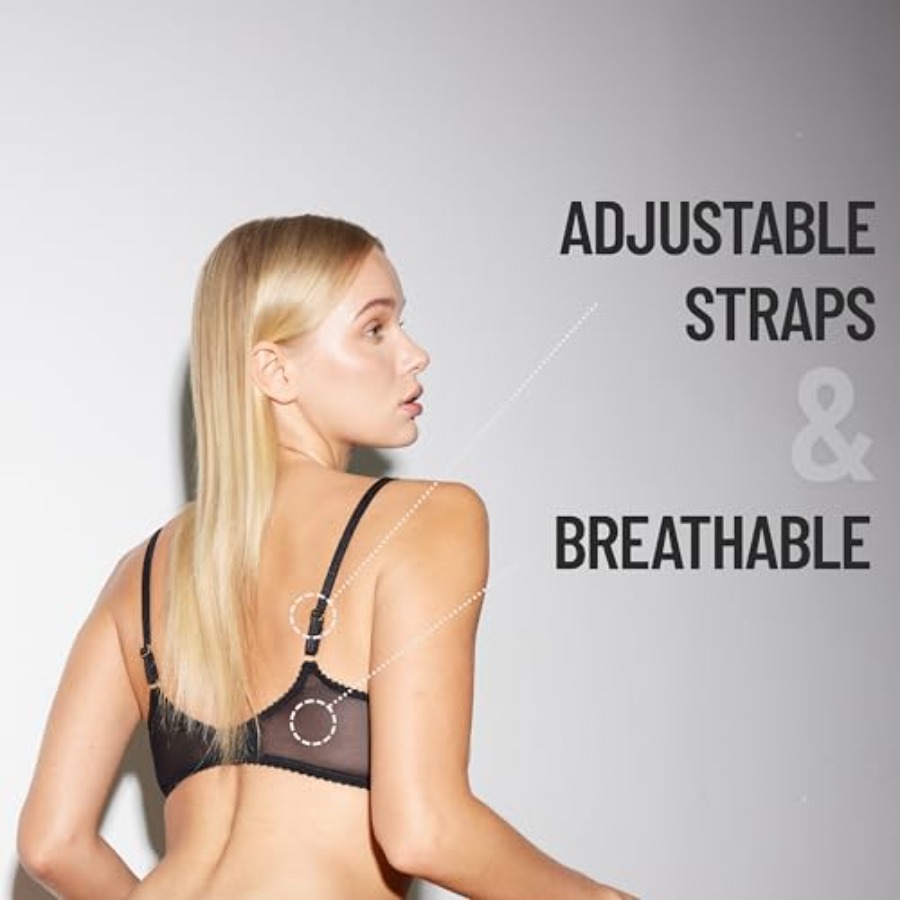 Faye Women's Sexy Lace Bra, Ba - Demi Bra Balconette avaliação e preço