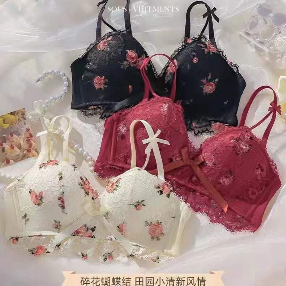 New Adjustable Steel Ring Bra  - Underwire Bra Padded avaliação e preço