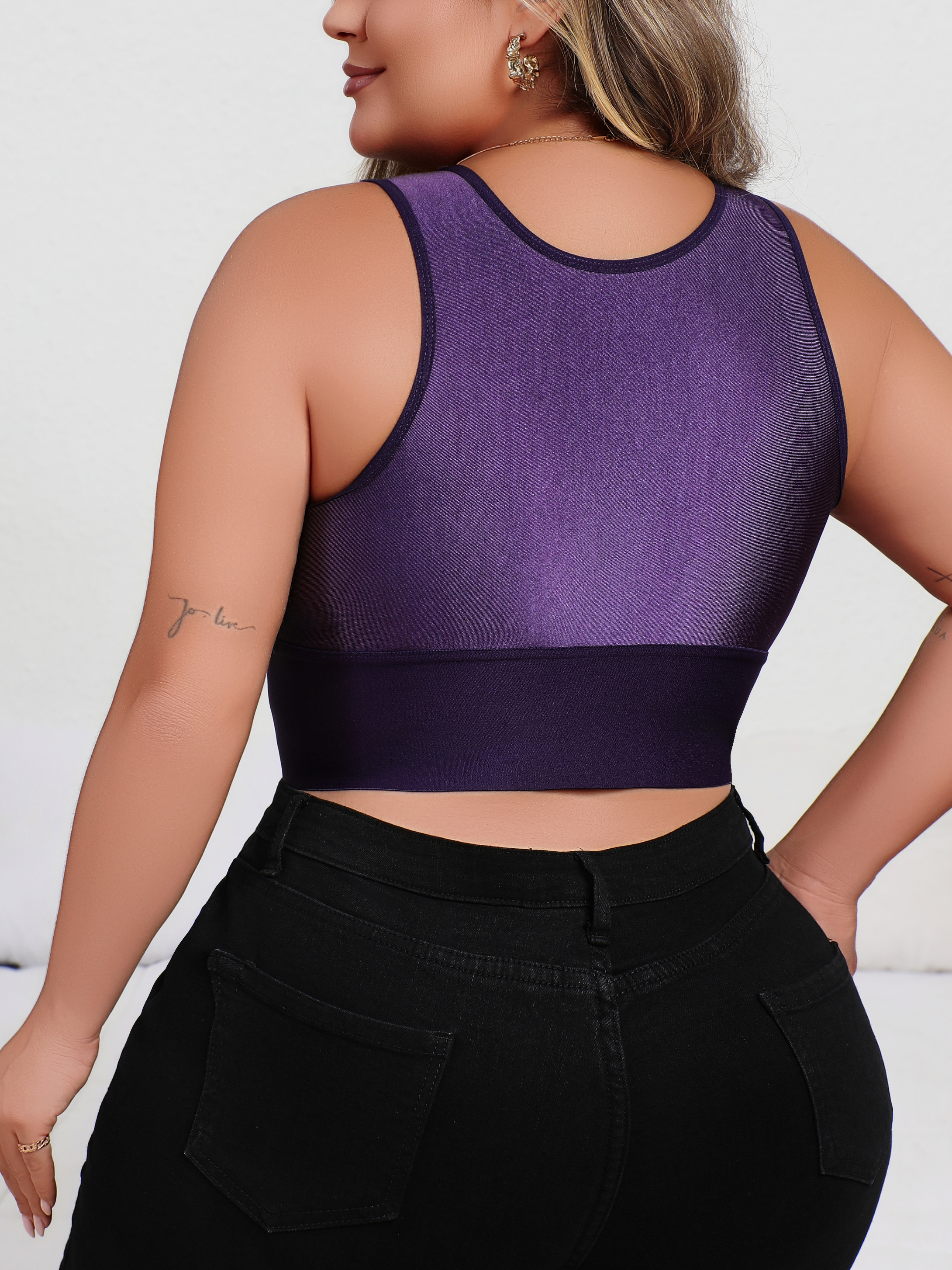 New Arrival Plus Size Sexy Pur - Plunge Bra Push Up avaliação e preço