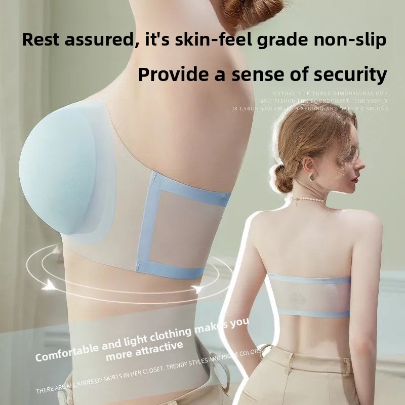 8CM Push Up Strapless Bra - Ic - Convertible Bra Multiway avaliação e preço