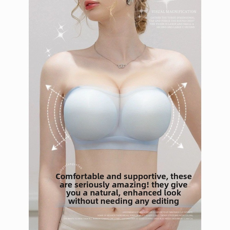 8CM Push Up Strapless Bra - Ic - Convertible Bra Multiway avaliação e preço